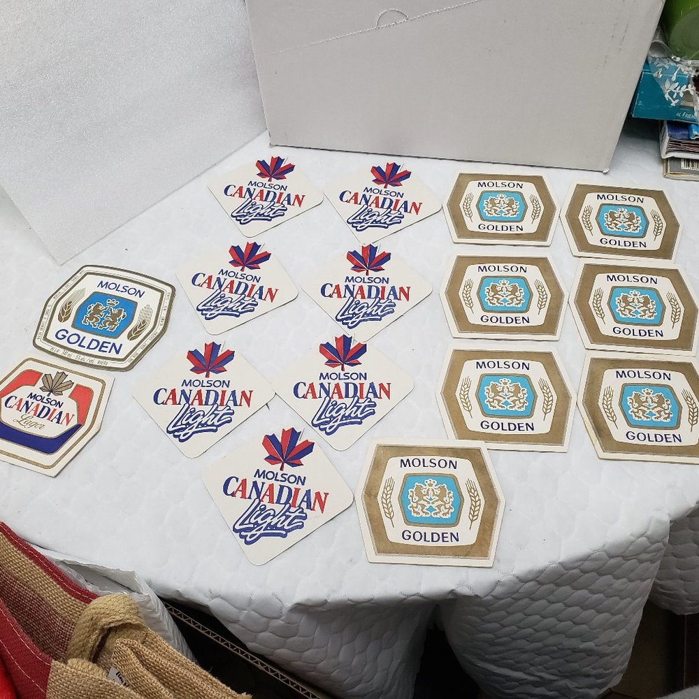 Molson Canadian Beer Coasters